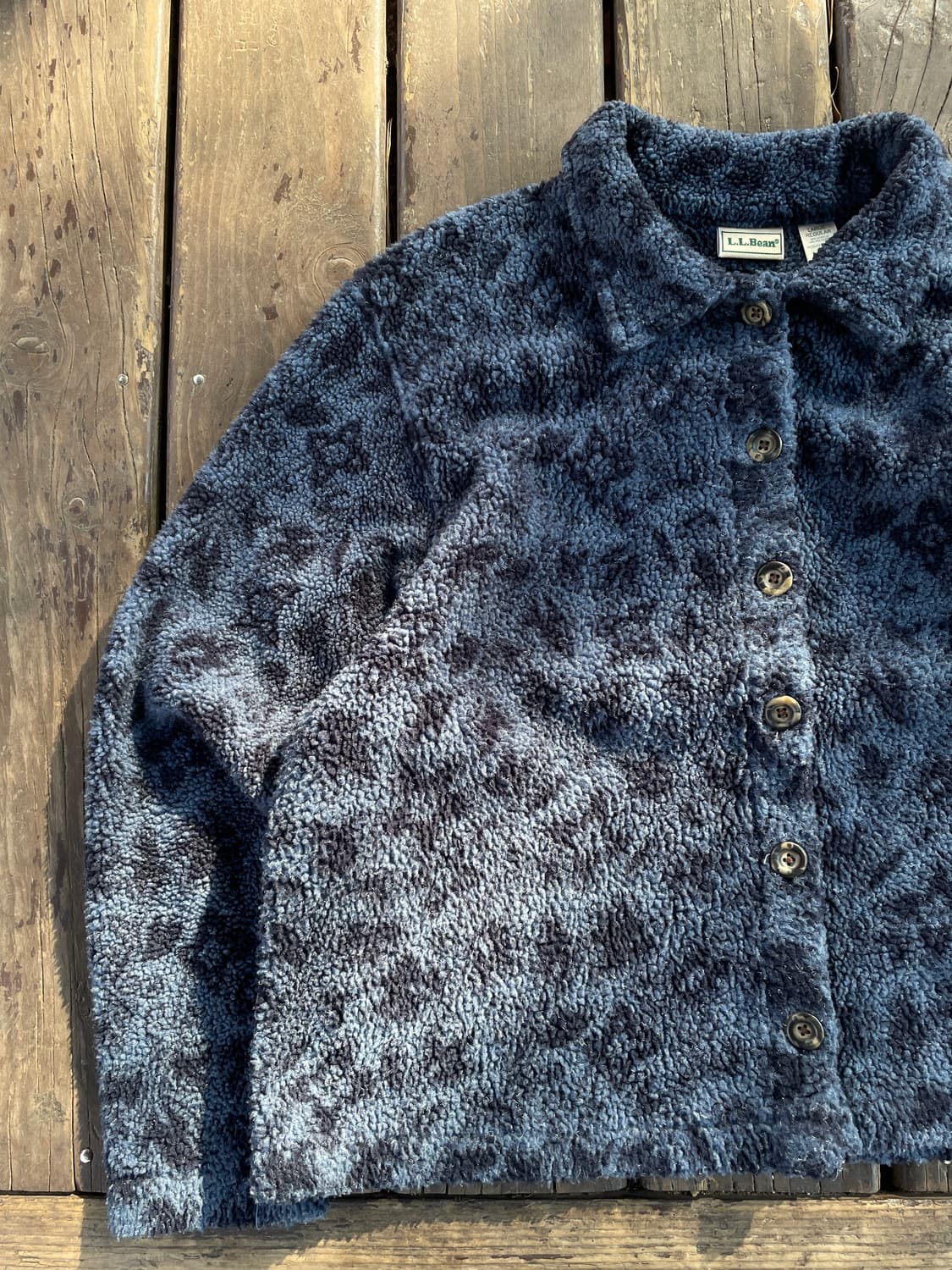 90s L.L. Bean jacquard Fleece JK 상품이미지2