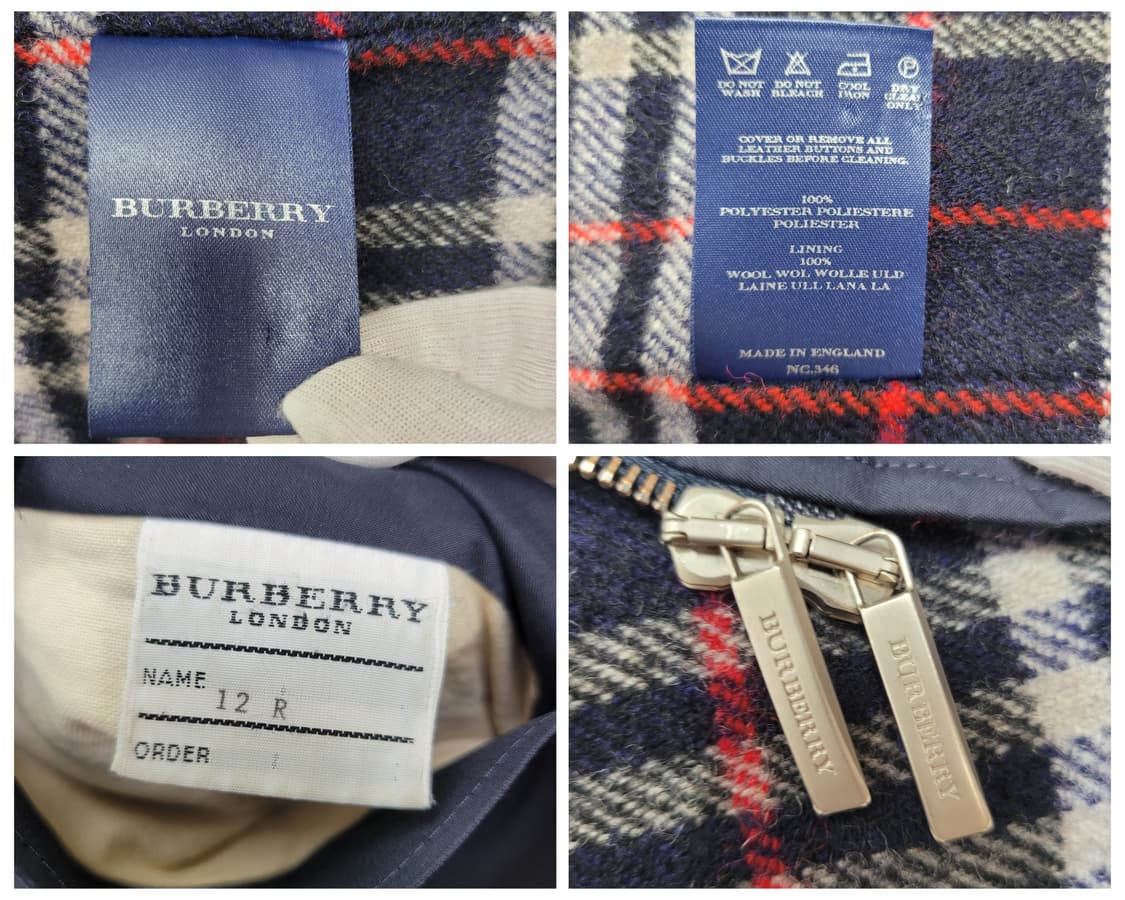 버버리 후드 트렌치코트 (안감 라나울 겨울 가을 봄 착용가능) 66 77 상품이미지9