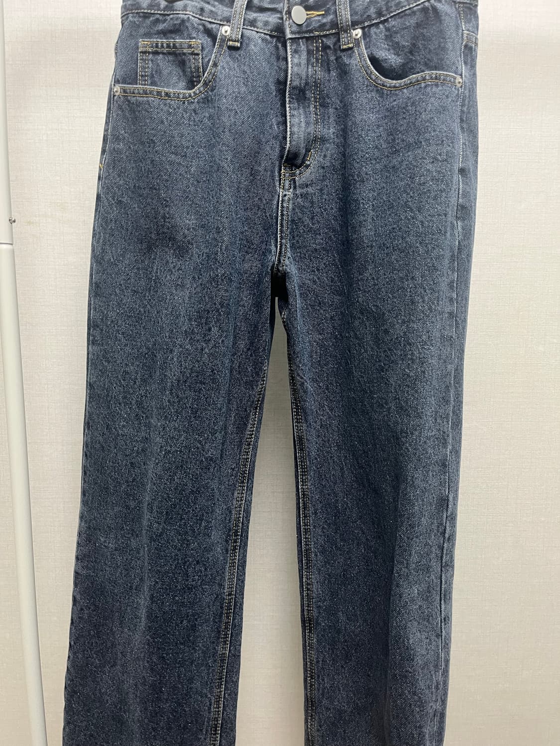 와이드 데님 팬츠 진청 상품이미지1