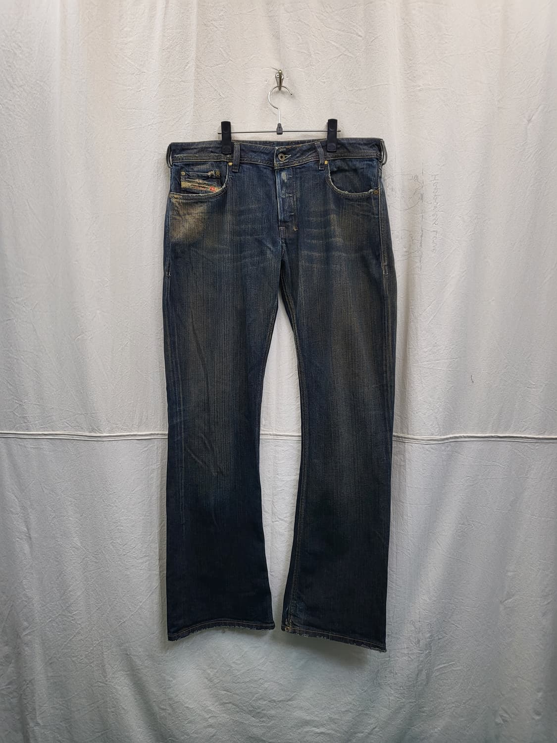 디젤 빈티지 워싱 플레어 데님 상품이미지1