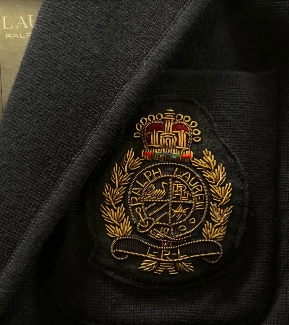 랄프로렌 금장자수 니트 66~77 블랙라벨 상품이미지2