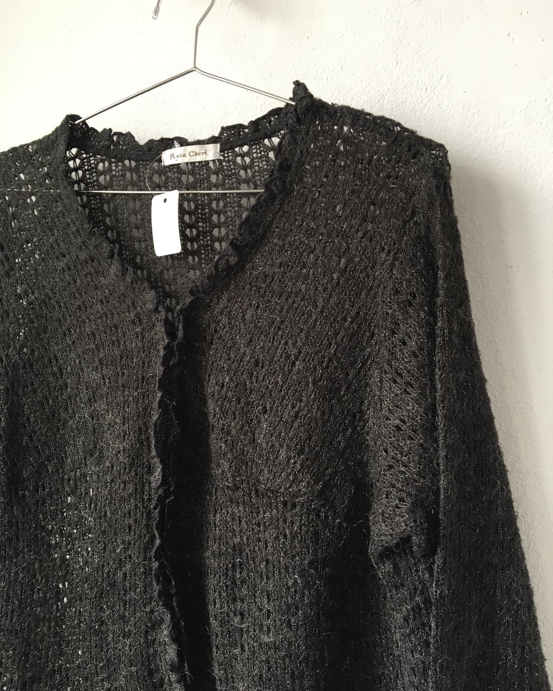 Rosa cheri woolen net knit cardigan 상품이미지5