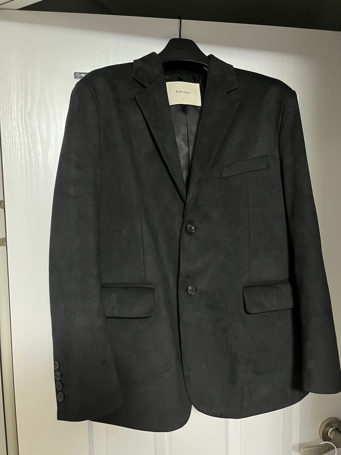 파브레가 칸 스웨이드 블랙 자켓 상품이미지2