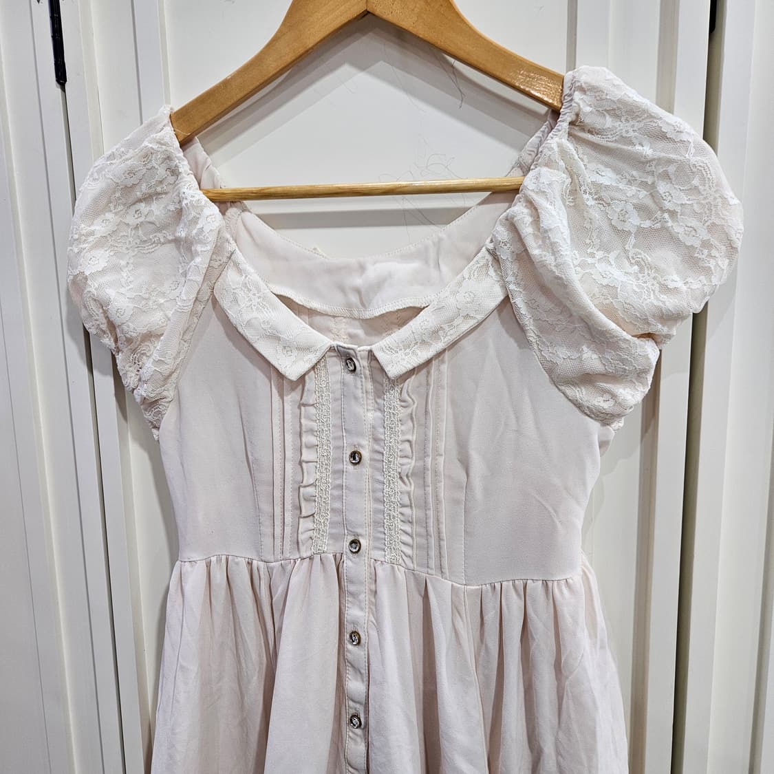 엑시즈팜(Axes femme) 레이스 리본 원피스 상품이미지3