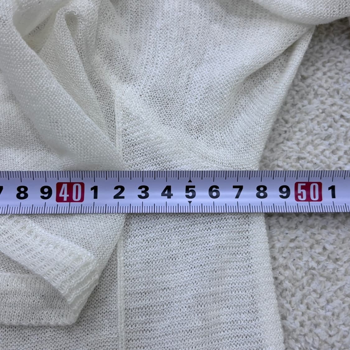 1 베네통 여성 롱 시스루 가디건 0420E 상품이미지6