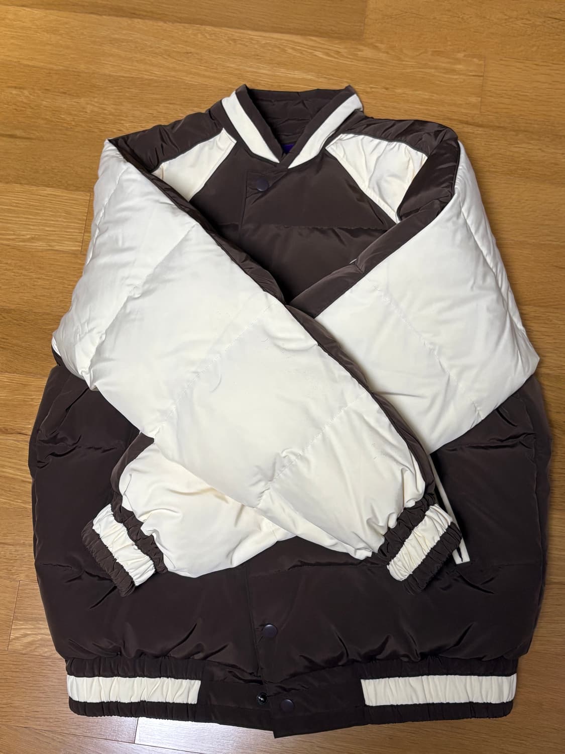 라퍼 스카잔 구스다운 패딩자켓 brown (L사이즈) 상품이미지2