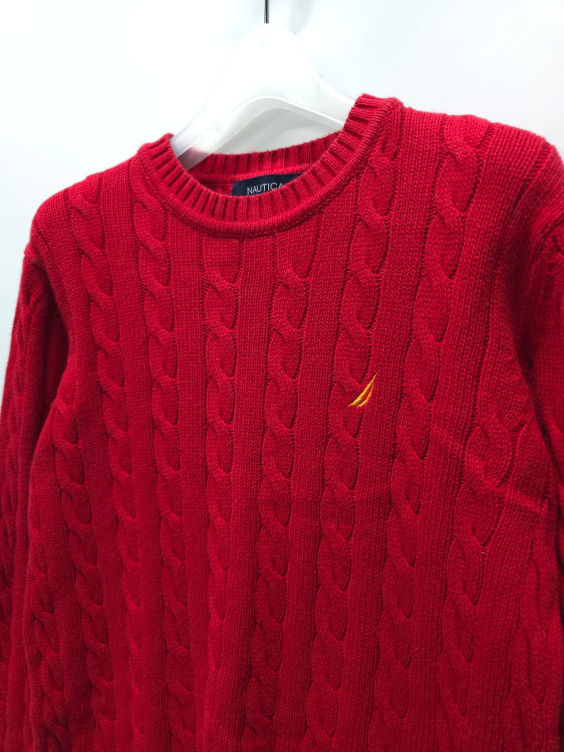 노티카(NAUTICA) Cotton100% 케이블 니트 (여성M) 상품이미지6