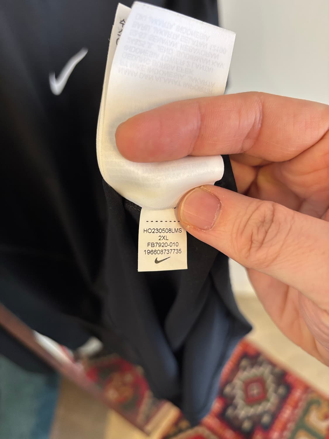 나이키 프로 긴팔 블랙 드라이핏 상품이미지6