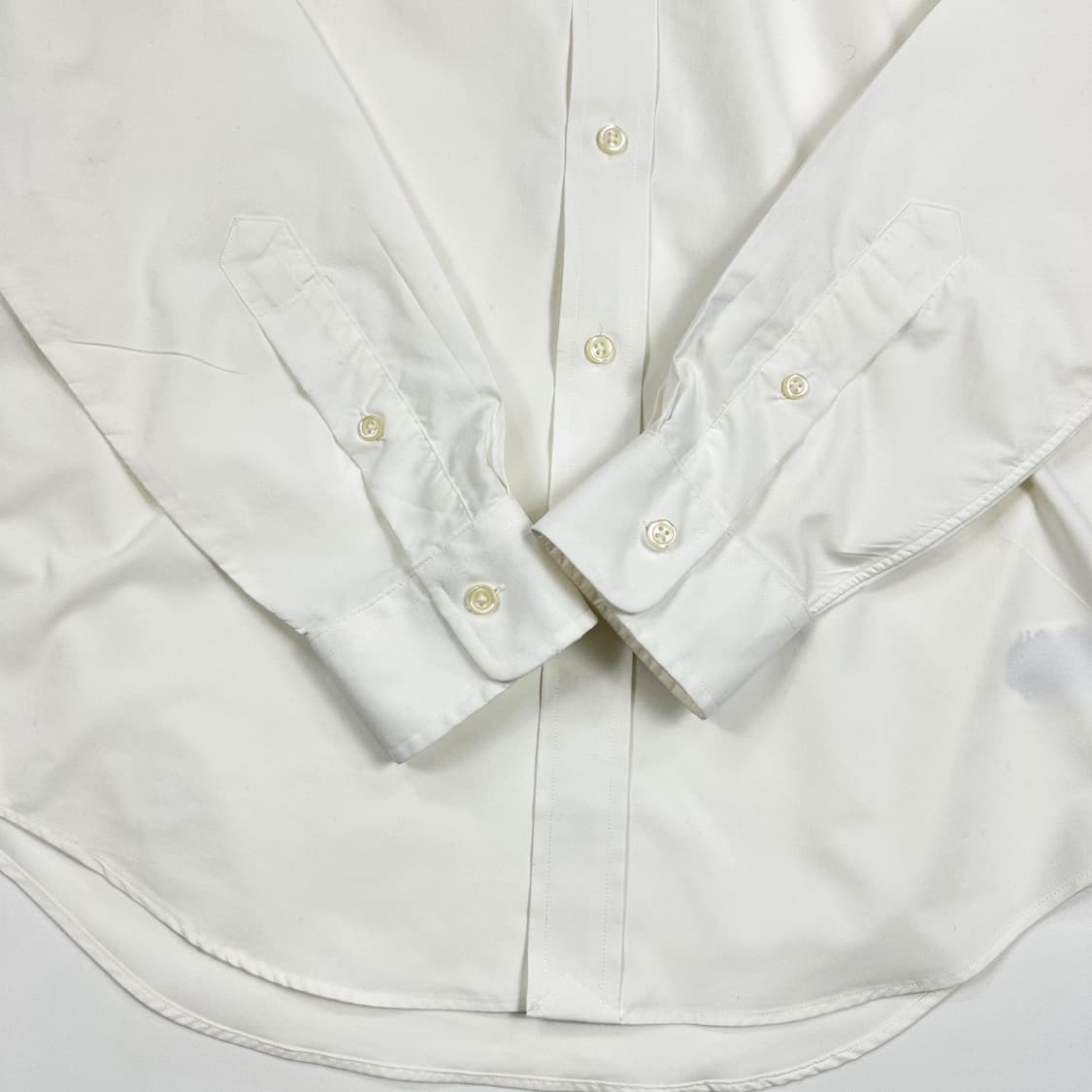 폴로 랄프로렌 포니 클래식 화이트 셔츠 (S) 상품이미지4