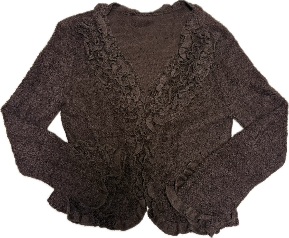 빈티지 러플 가디건 상품이미지1