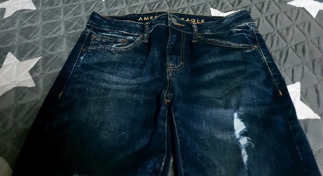 아메리칸이글 스키니 디스트로이드 워싱 스판 데님 팬츠 (30) 상품이미지2