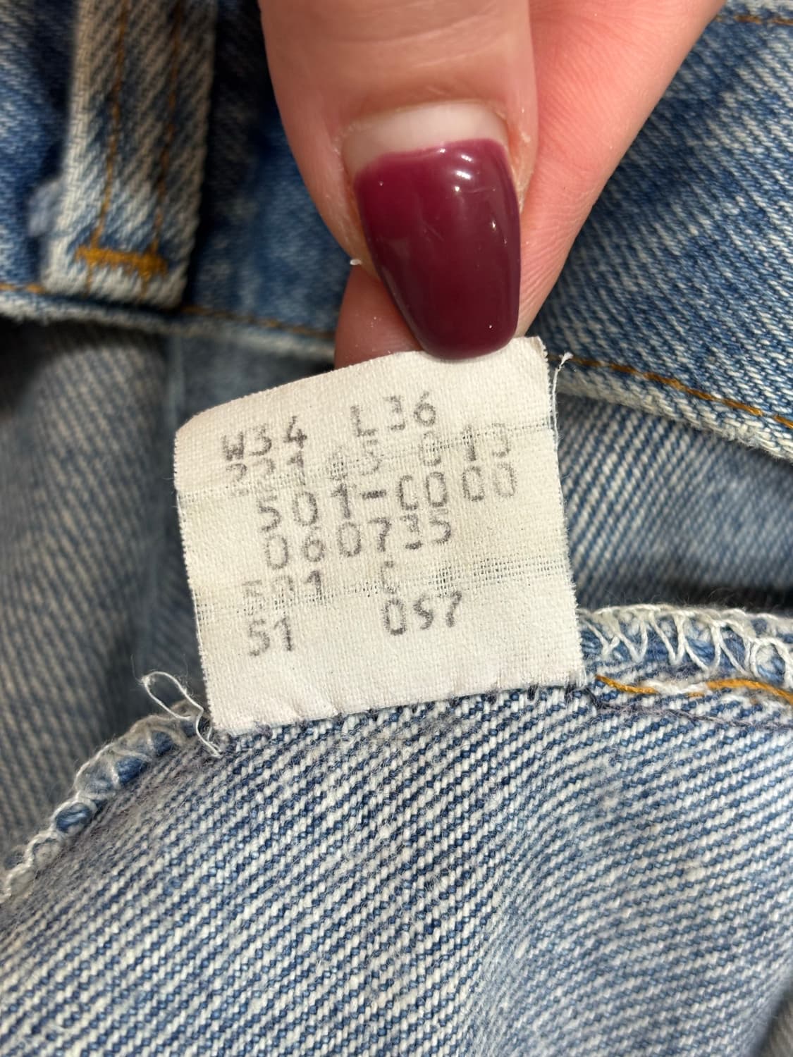 80’s Levi’s 501 denim pants 리바이스501 상품이미지10