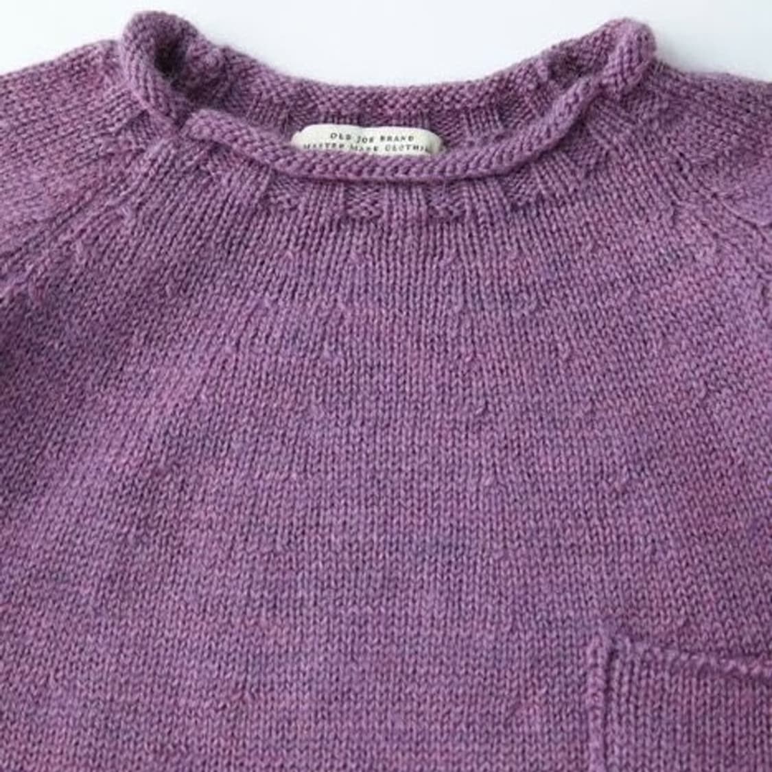 [40] 올드조 / 22FW 트위디 얀 롤넥 스웨터 / 플럼 상품이미지2