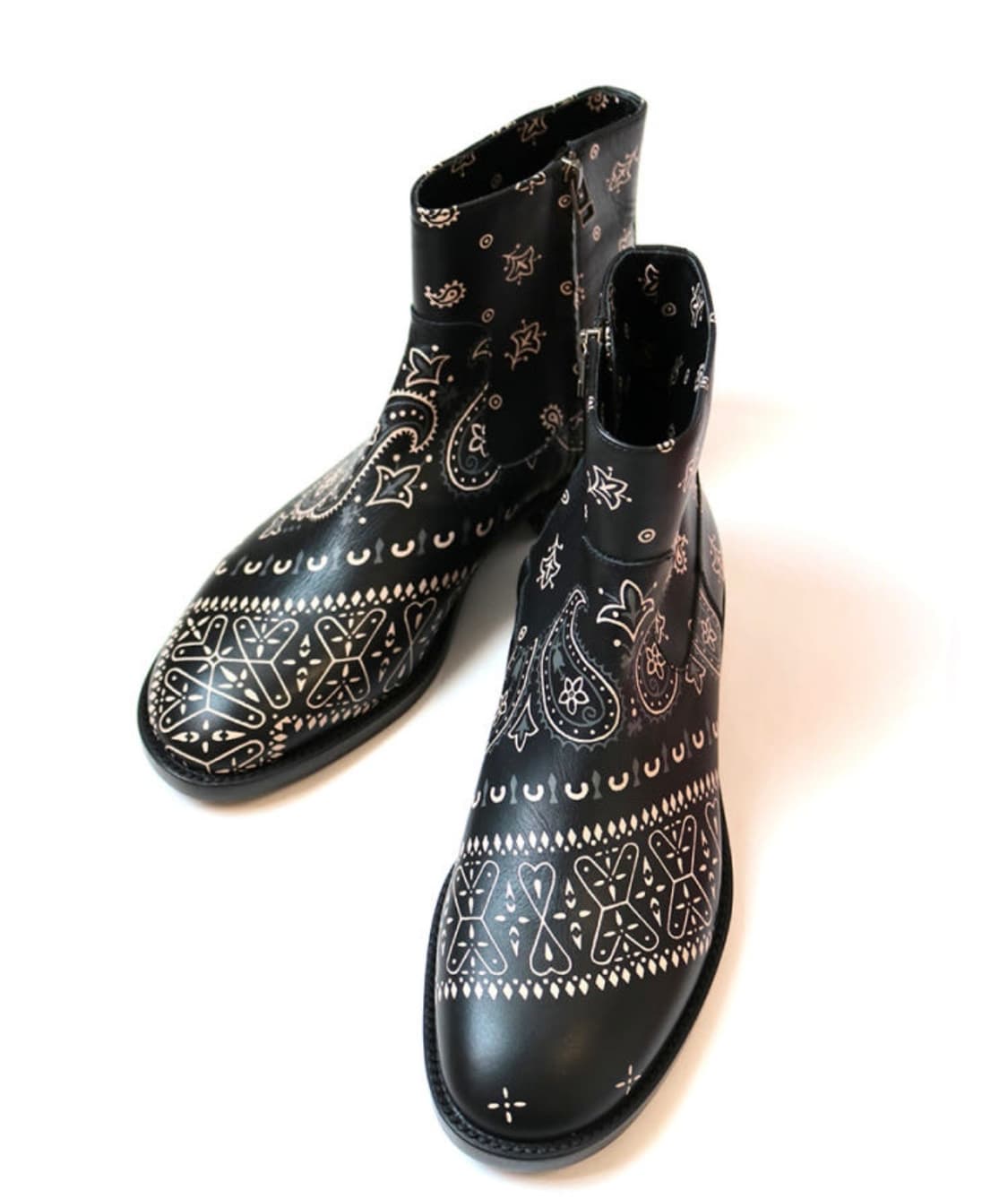 캐피탈 페이즐리 해군 부츠 블랙 4사이즈 (280-285) 상품이미지1