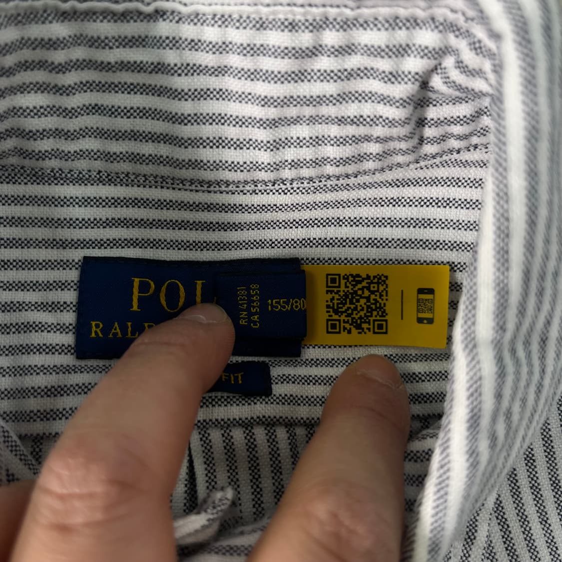 95 폴로랄프로렌 신형라벨 스트라이프 셔츠  상품이미지5