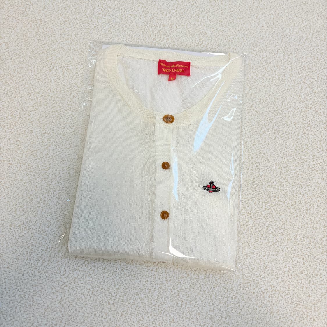 비비안웨스트우드 레드라벨 아이보리 시스루 가디건 상품이미지7