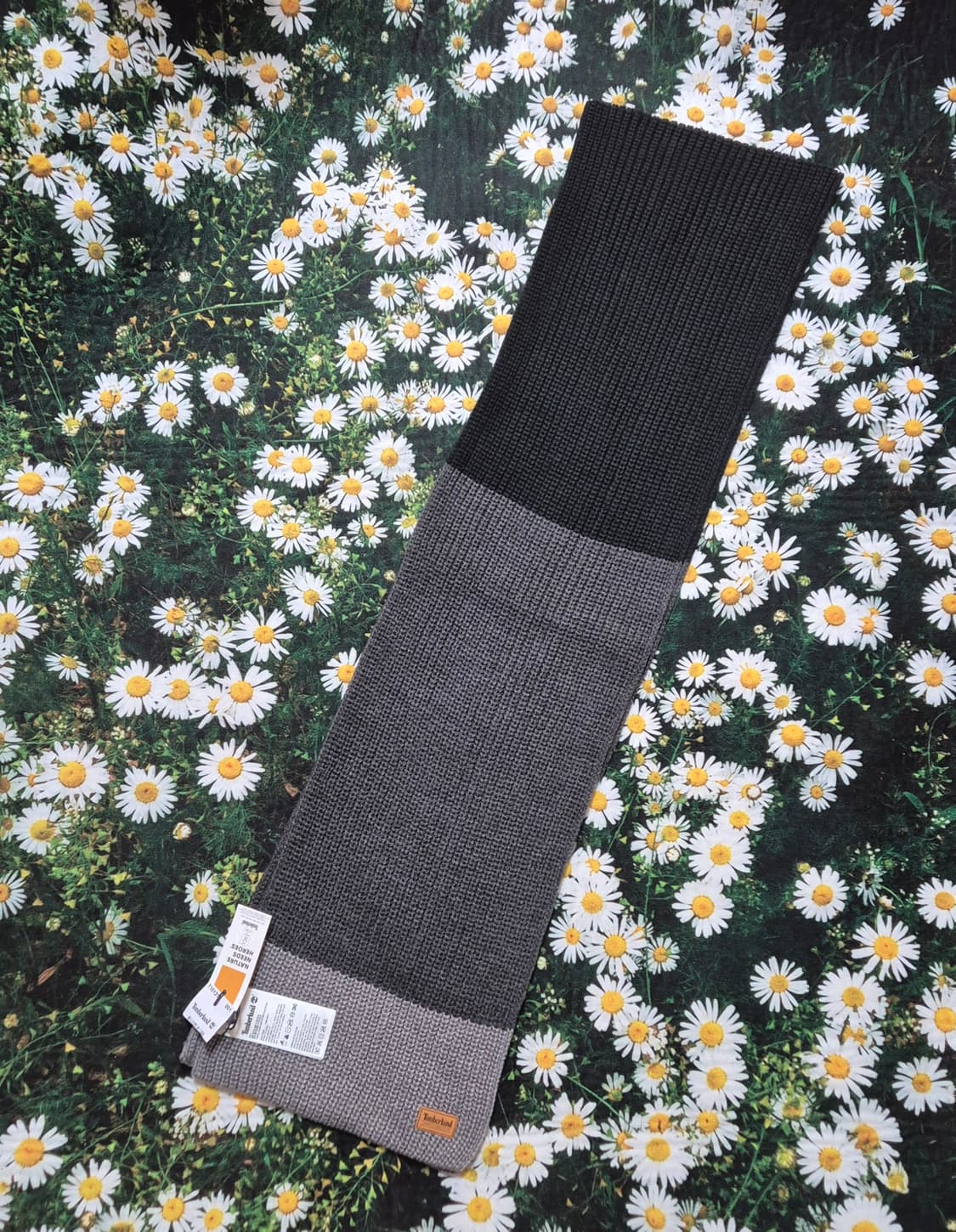 팀버랜드 목도리 머플러 (블랙/그레이) 새상품 상품이미지4