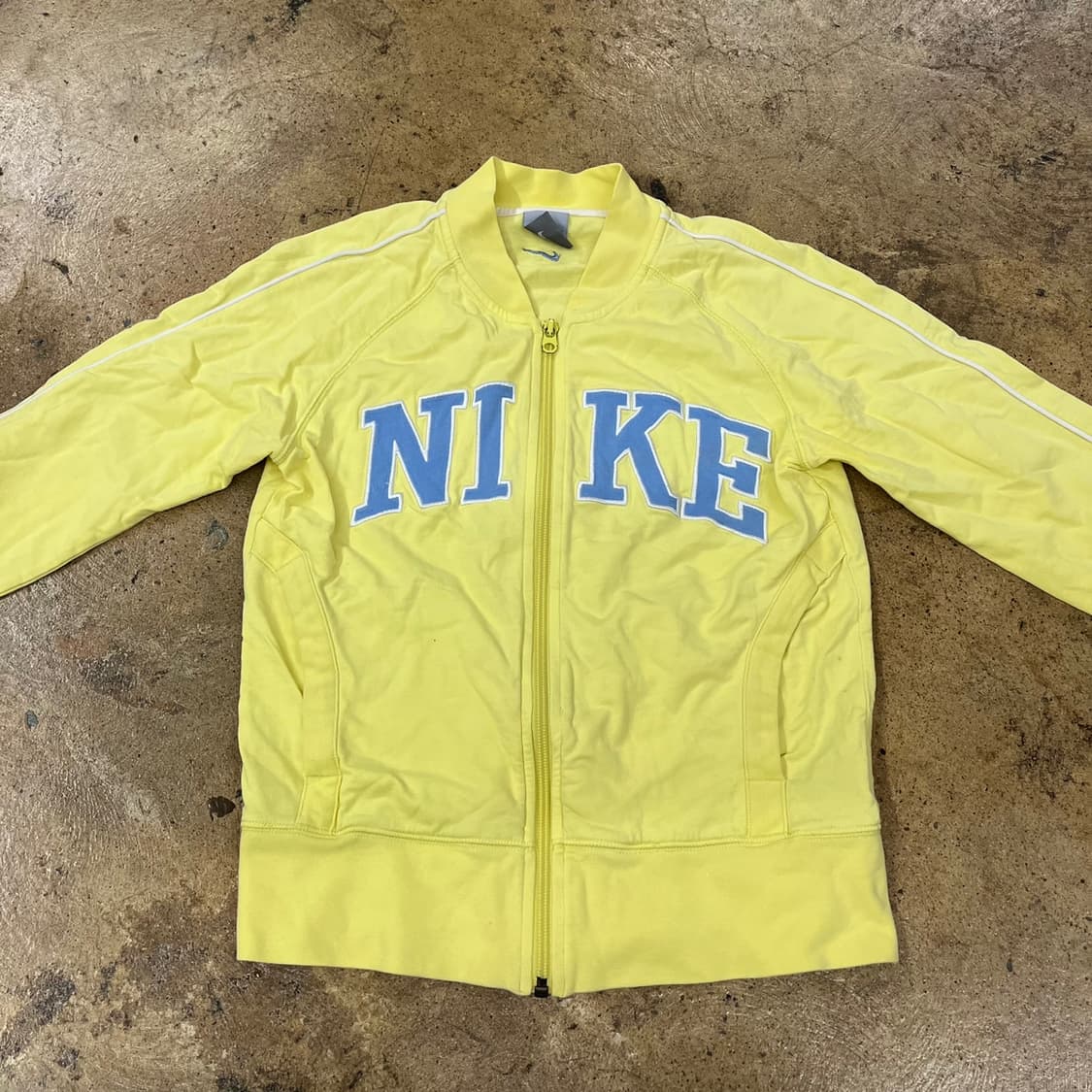 나이키 옐로우 레몬 하늘 져지 트랙탑 상품이미지3