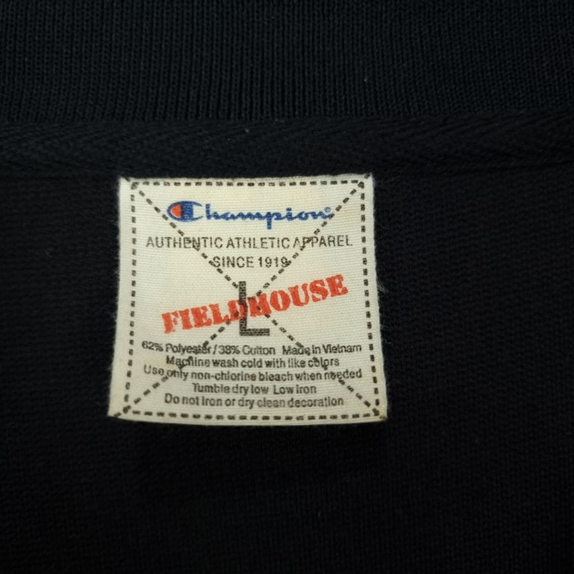 [챔피온] 빈티지 져지 트랙탑 집업 자켓 블랙 M18828 상품이미지8