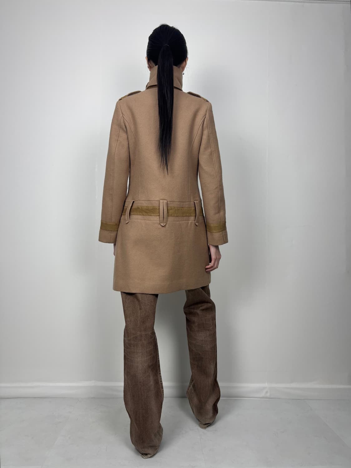 CONTRAST TRIM PEACOAT 상품이미지5