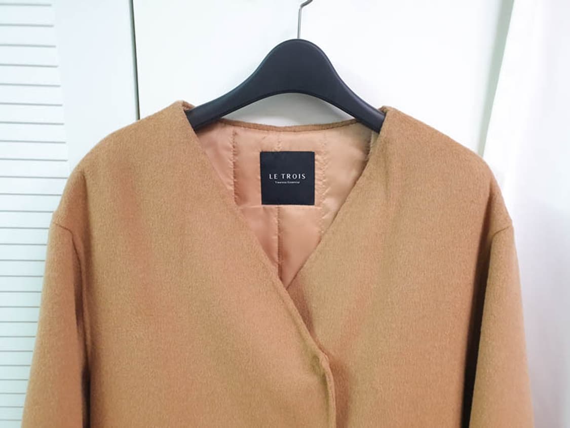 르투아 여성 캐시미어 핸드메이드 코트 상품이미지2