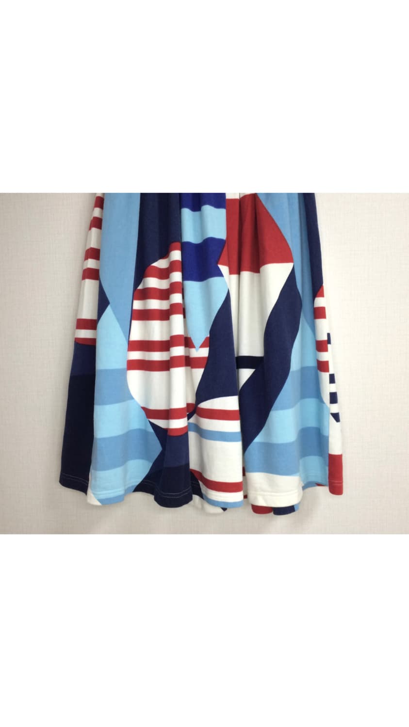 Ne-net 네넷냐 컬러패치 프린팅 밴딩 스커트 상품이미지3