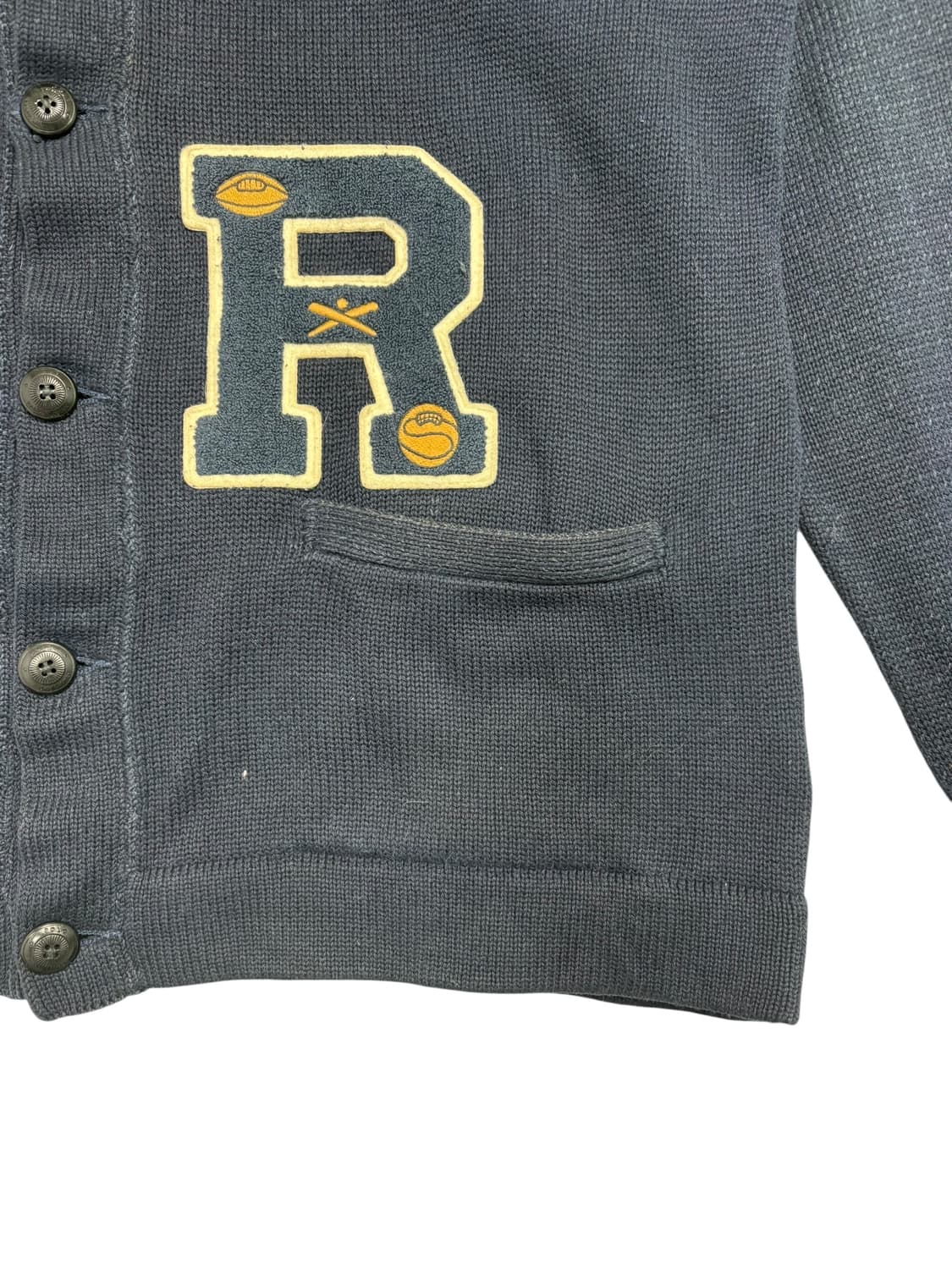 폴로 랄프로렌 패치 가디건 네이비 상품이미지5