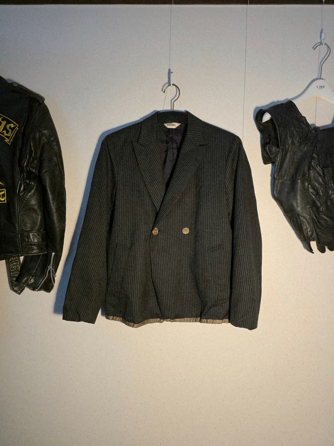 Digawel wool stripe jacket 상품이미지1