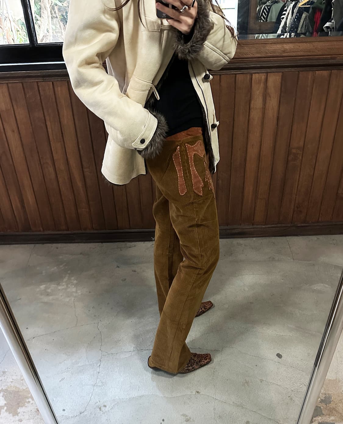 D&G leaf corduroy pants 상품이미지3