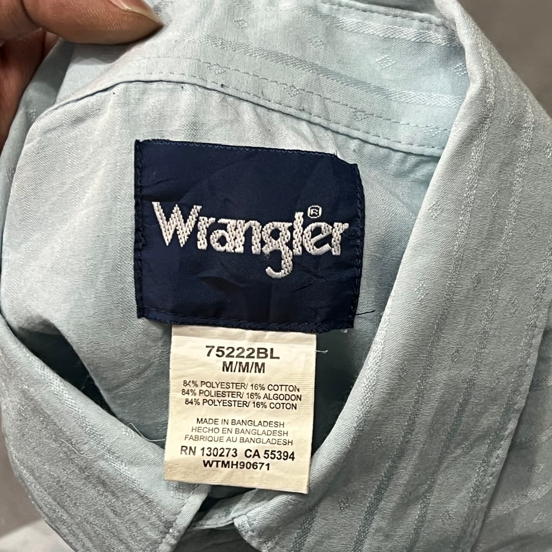  랭글러 스트라이프 웨스턴 셔츠 y15001 상품이미지5