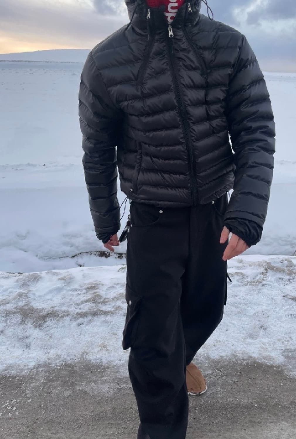 [S] 왓츠더유즈 경량 패딩 블랙 상품이미지3