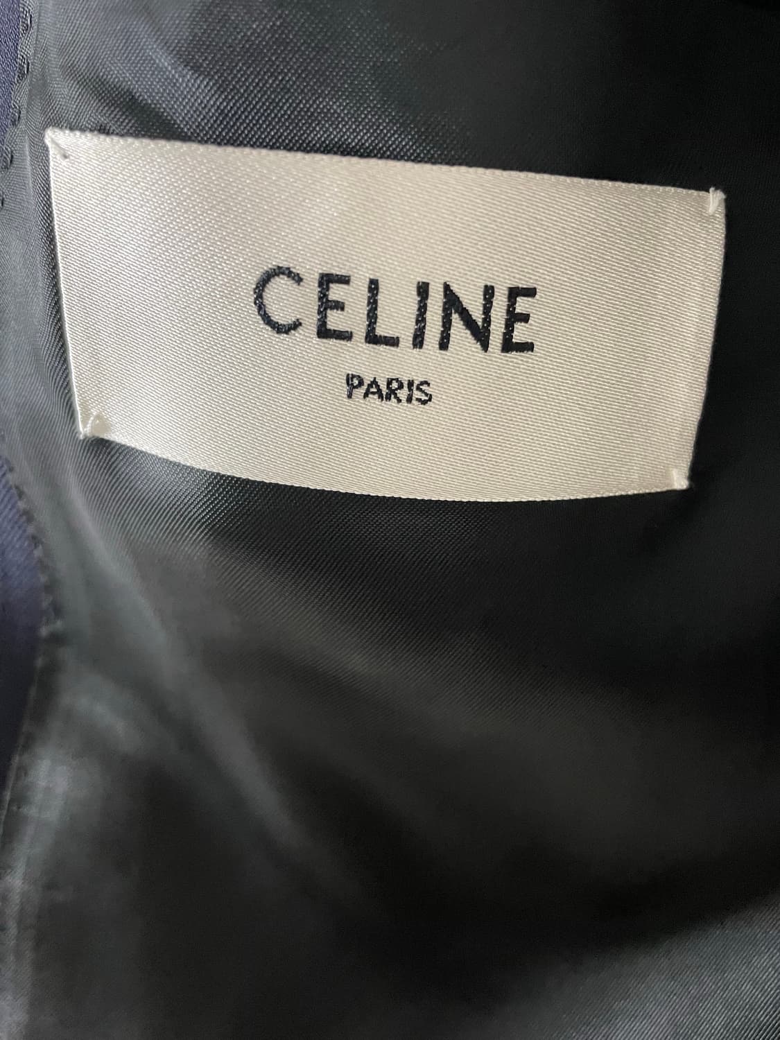 셀린느 네이비 투버튼 싱글 블레이저 상품이미지4