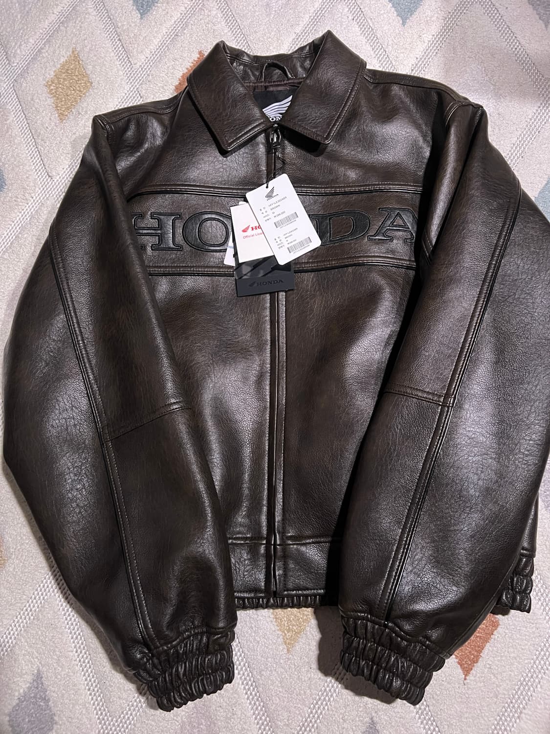 혼다x쿄카 레더 자켓 M사이즈 새상품 상품이미지3