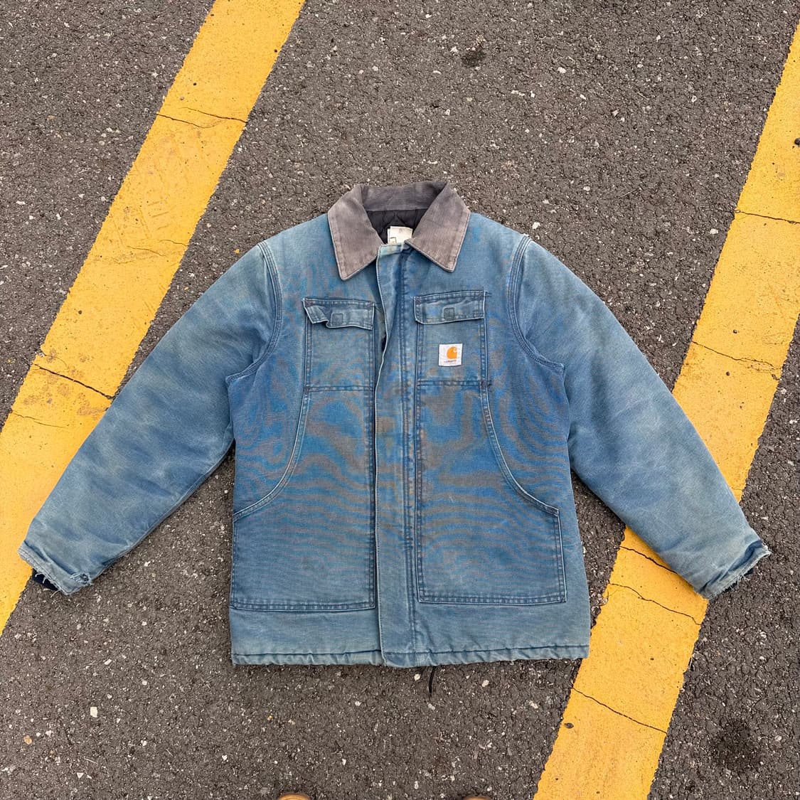 OG Vintage Carhartt C03 NVY 4x4 Big Logo 상품이미지2