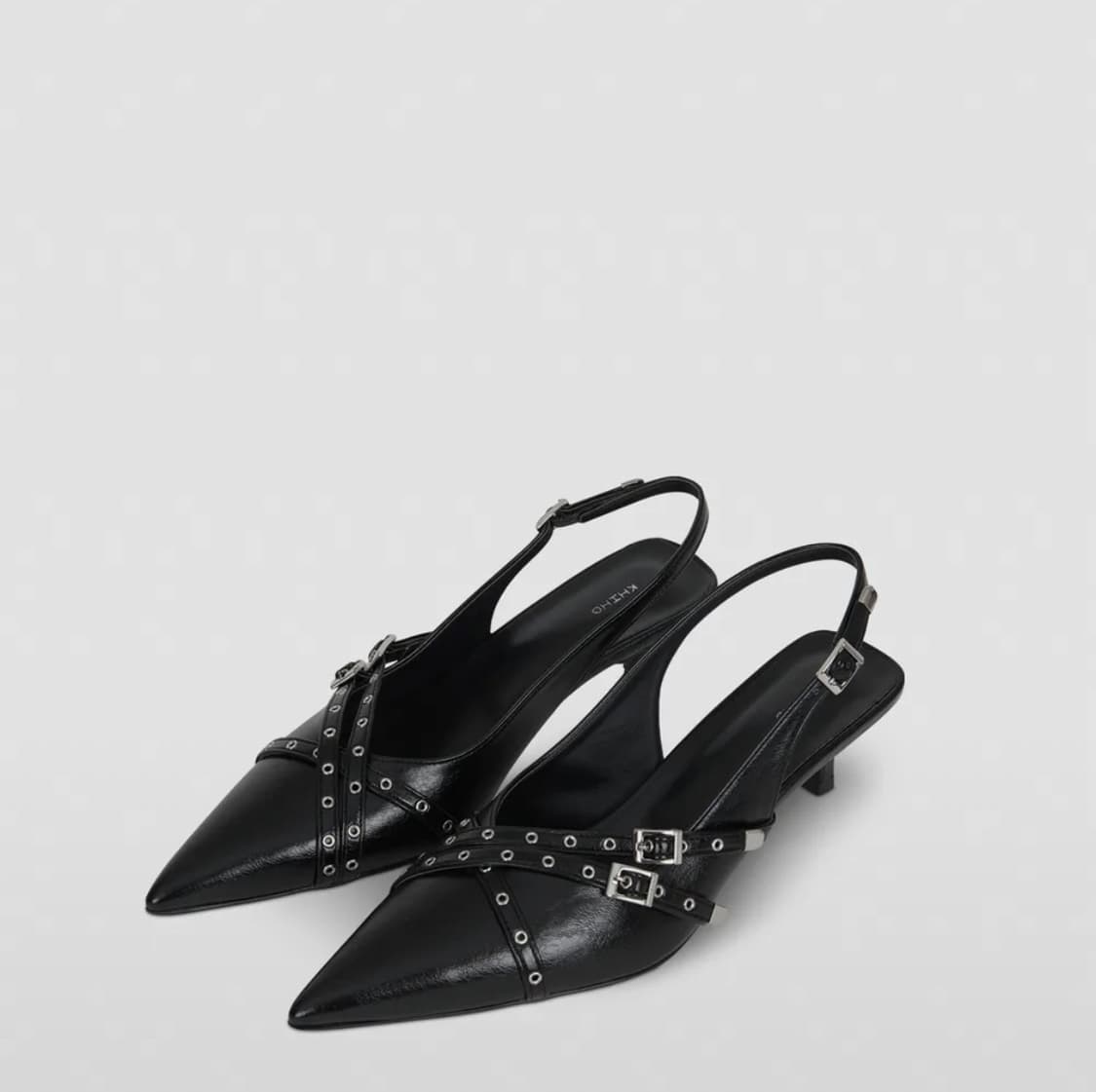 새상품) BELTED SLINGBACK / BLACK 상품이미지1