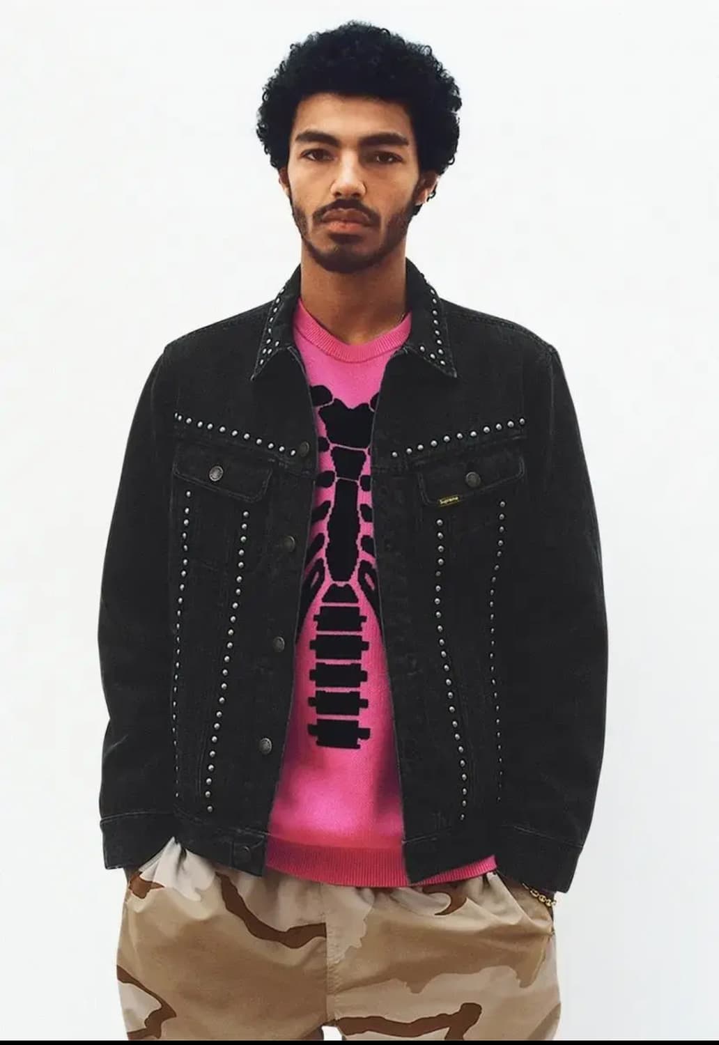 슈프림 17SS 스터드 데님트러커 자켓 s사이즈 상품이미지6