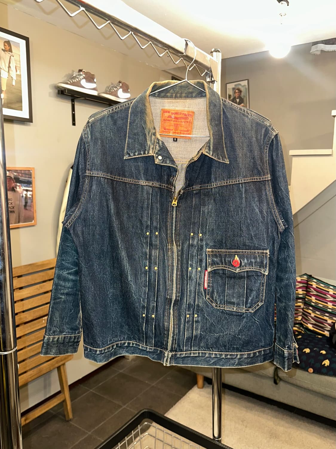 80-90’s Japanese type-1 selvedge denim 상품이미지3