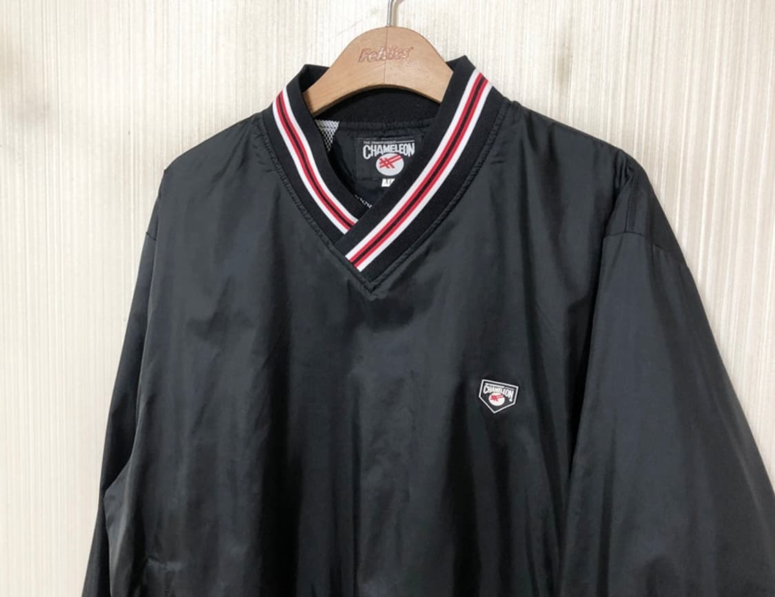 카멜레온 베이스볼 웜업 풀오버자켓/야구바람막이 XL 상품이미지6