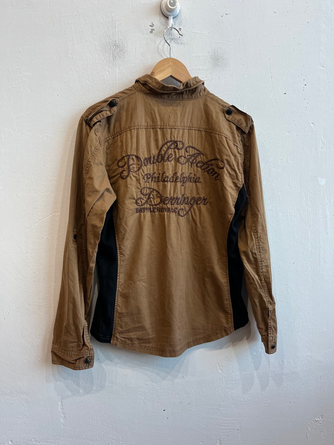 Slow Hand Jam 필라델피아 자수 밀리터리 셔츠 상품이미지1