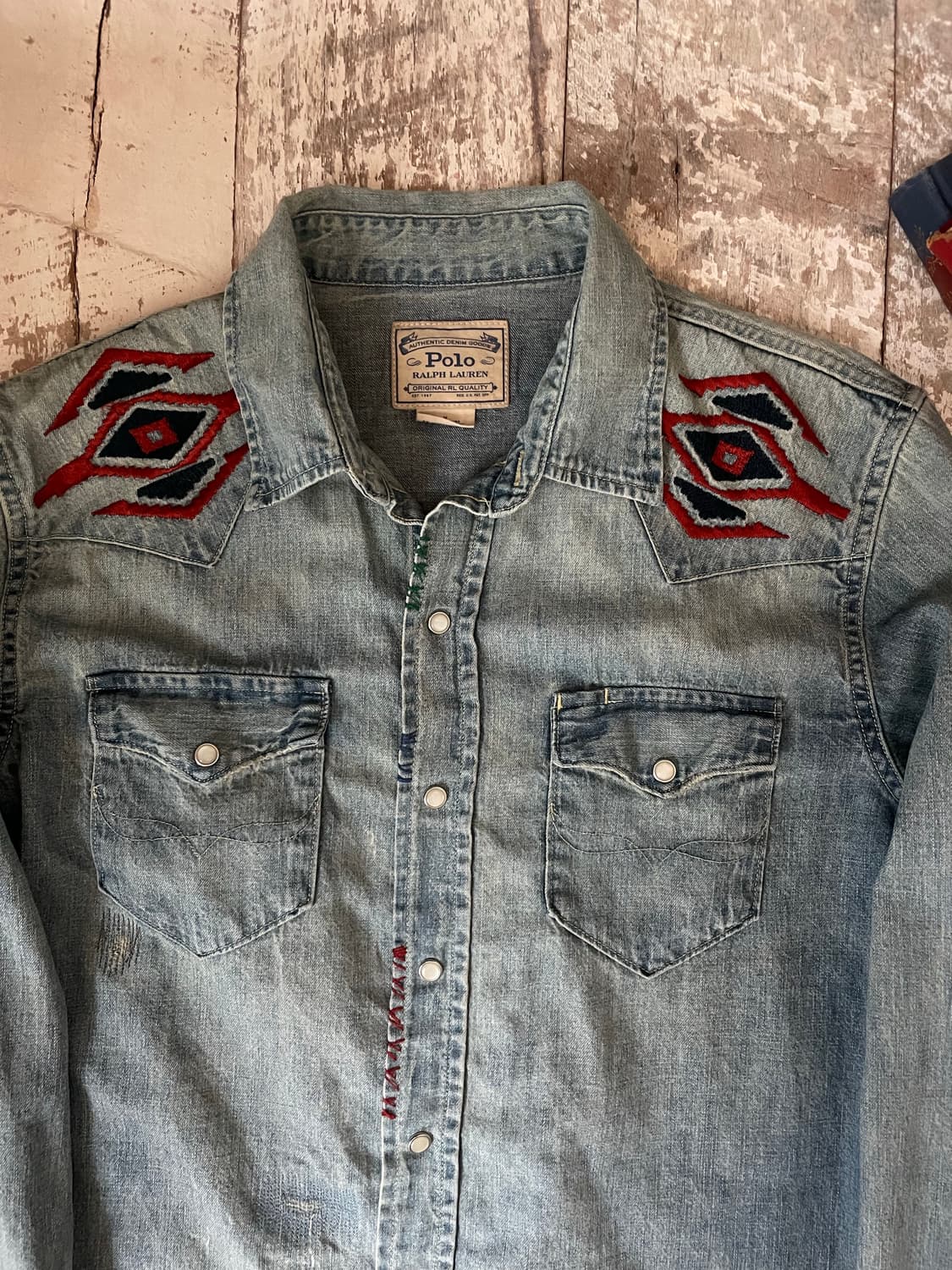 Polo Ralph Lauren Native Embroidery Deni 상품이미지2