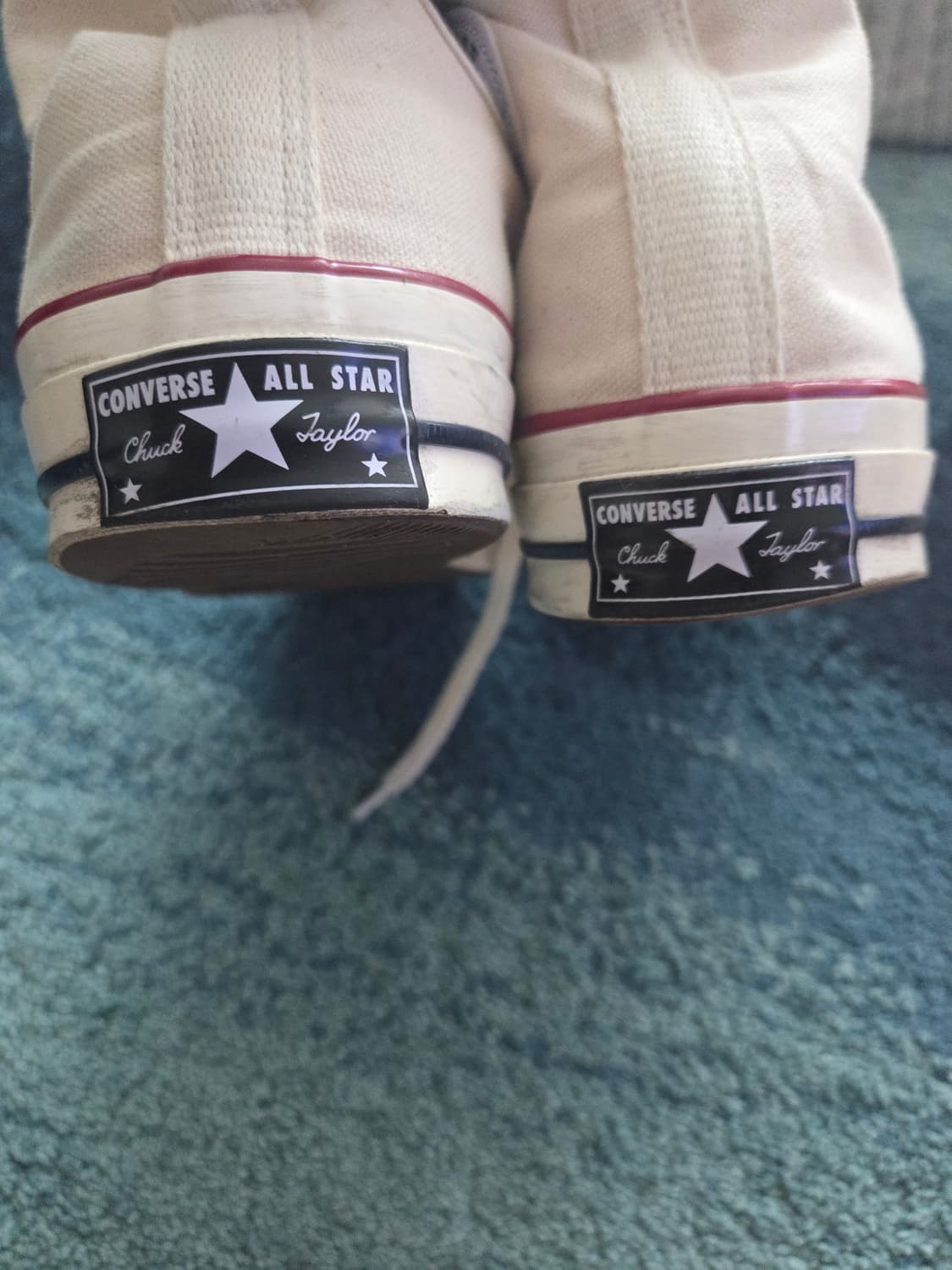 Converse 컨버스 척 70 하이 파치먼트 아이보리 275mm 상품이미지6