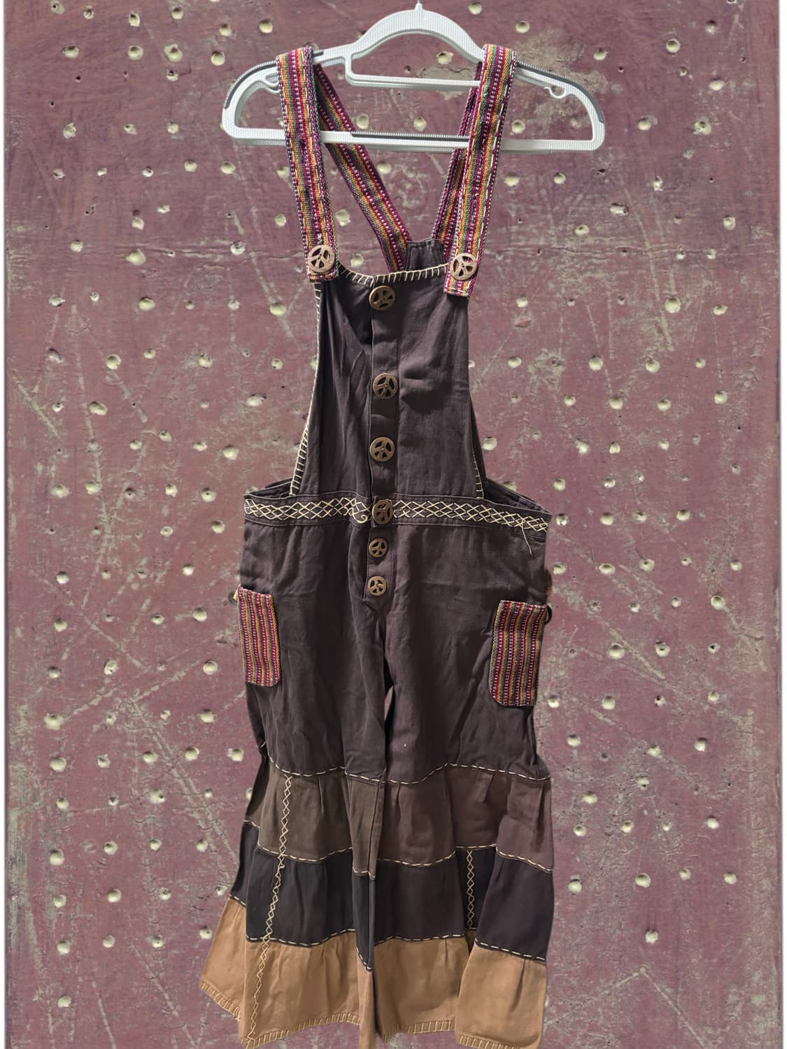 빈티지 티티카카 패치워크 점프수트 상품이미지1