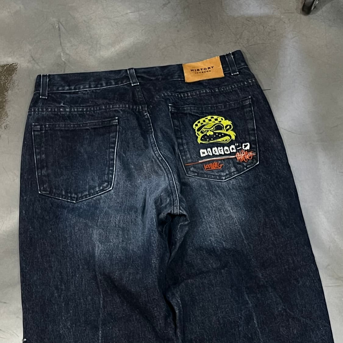  아이스버그 자수 데님팬츠 y14386 상품이미지5