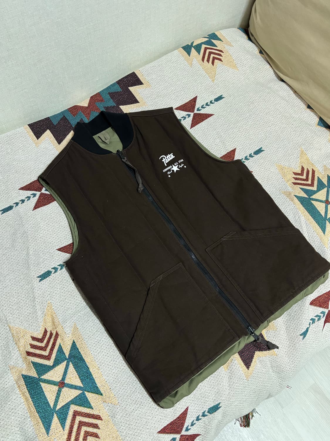 파타 컨버스 리버서블 클로버 베스트 상품이미지1