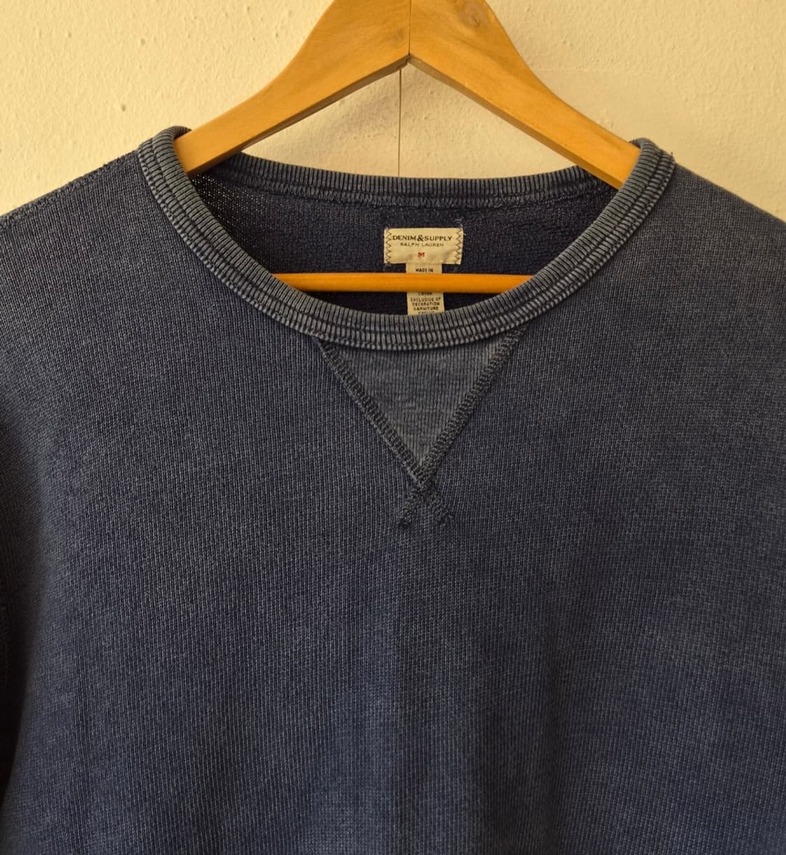 랄프로렌 데님앤서플라이 남성 워싱라운드긴팔티셔츠
 상품이미지2