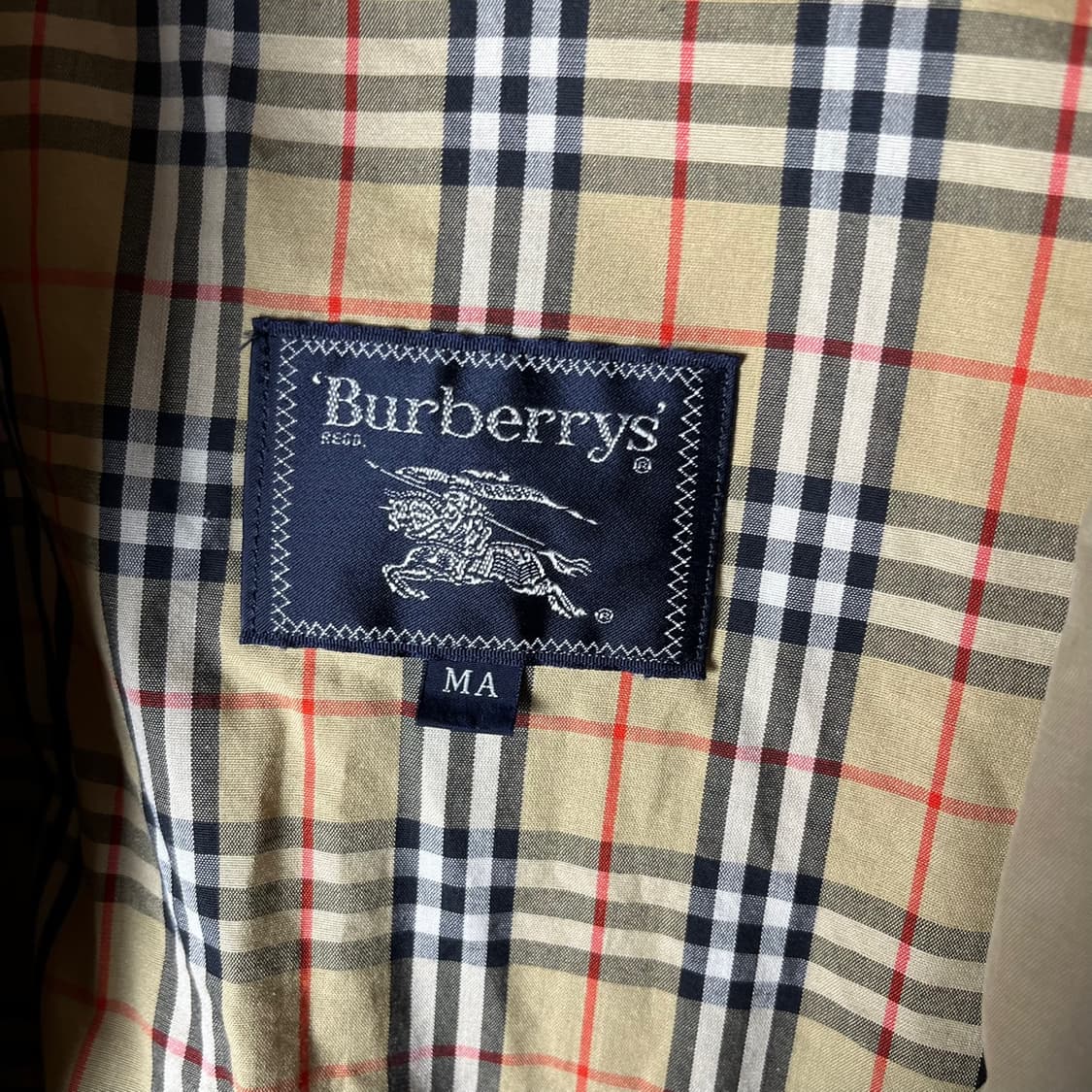 [Burberry] 00's 버버리 재팬 헤링턴 블루종 자켓 상품이미지4