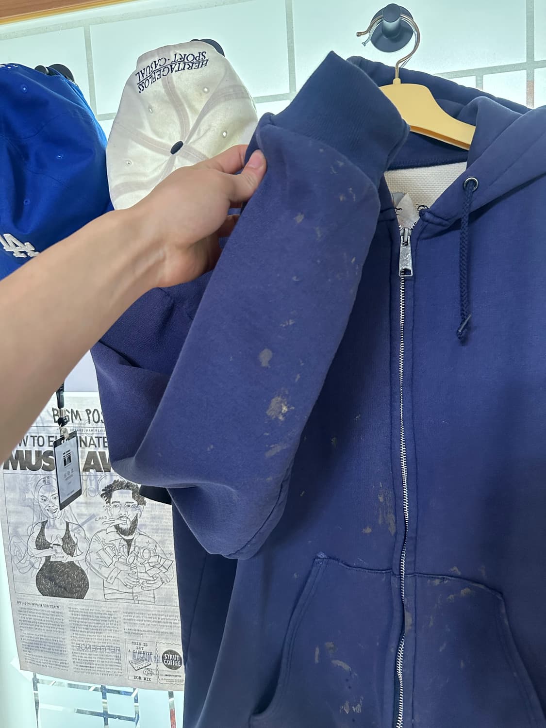 빈티지 칼하트 후드집업 상품이미지6