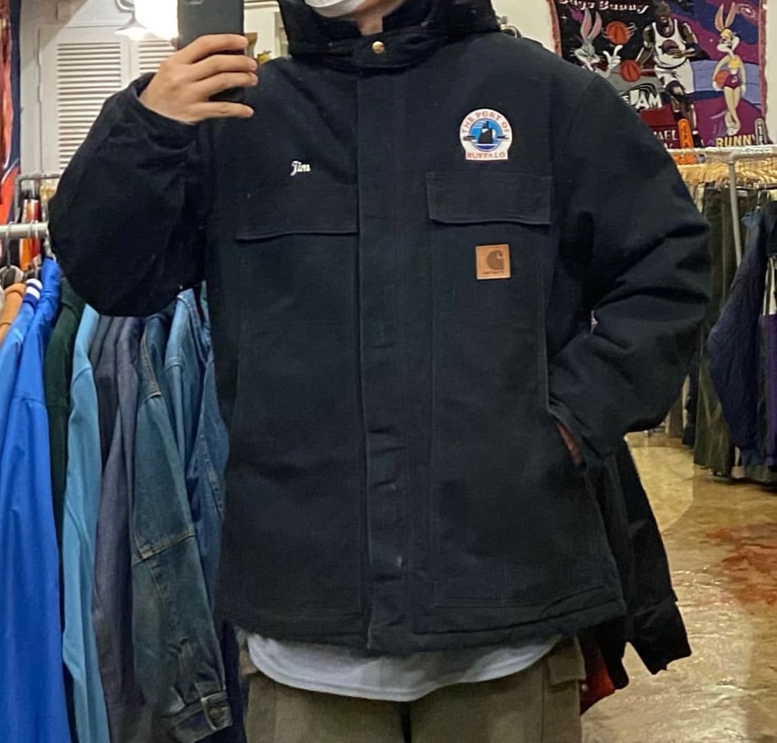 90s Made in USA 칼하트 워크 패딩자켓 상품이미지2