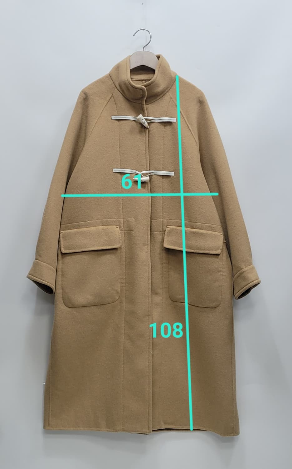 써스데이아일랜드 21FW  하이넥 더플 코트 / 여 S (85-160)
 상품이미지10