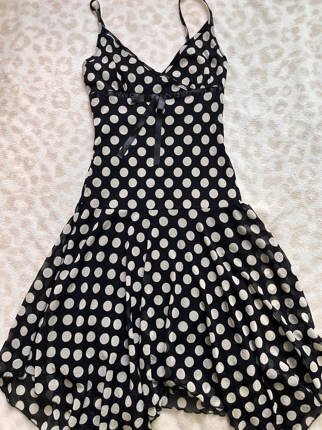 Black Dot Unbalance One Piece 상품이미지1